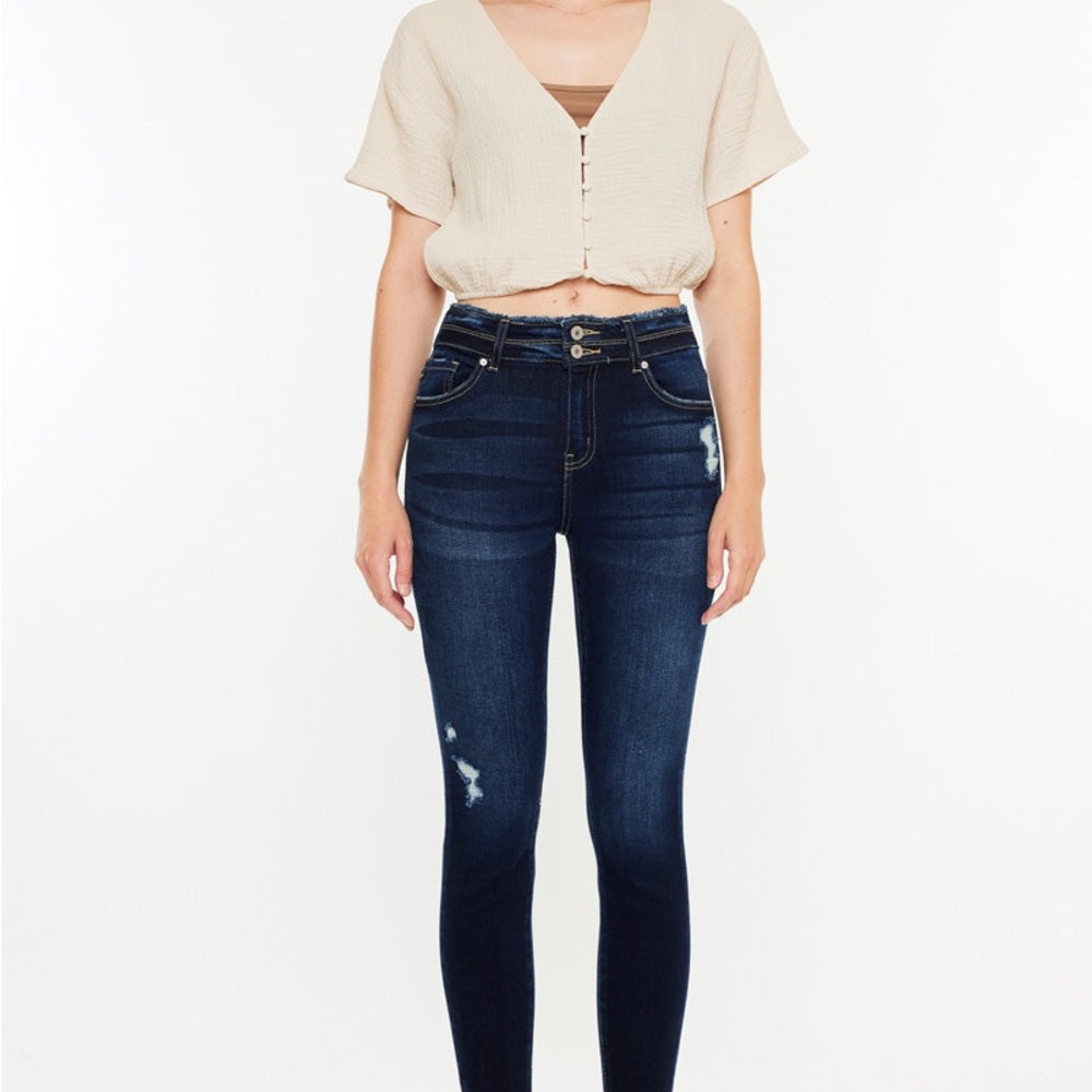 Danica High Rise Ankle Skinny Jeans
